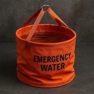 Collapsible Emergency Water Bucket For Disaster Preparedness And Survival