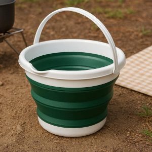 Collapsible Food Grade Bucket For Outdoor Cooking And Picnics