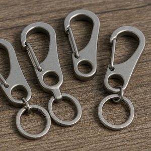 Stainless Steel Mini Carabiner Clips Keychain Hook for Outdoor Camping Hiking