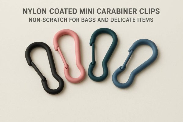 29 Nylon Coated Mini Carabiner Clips Non Scratch for Bags and Delicate Items